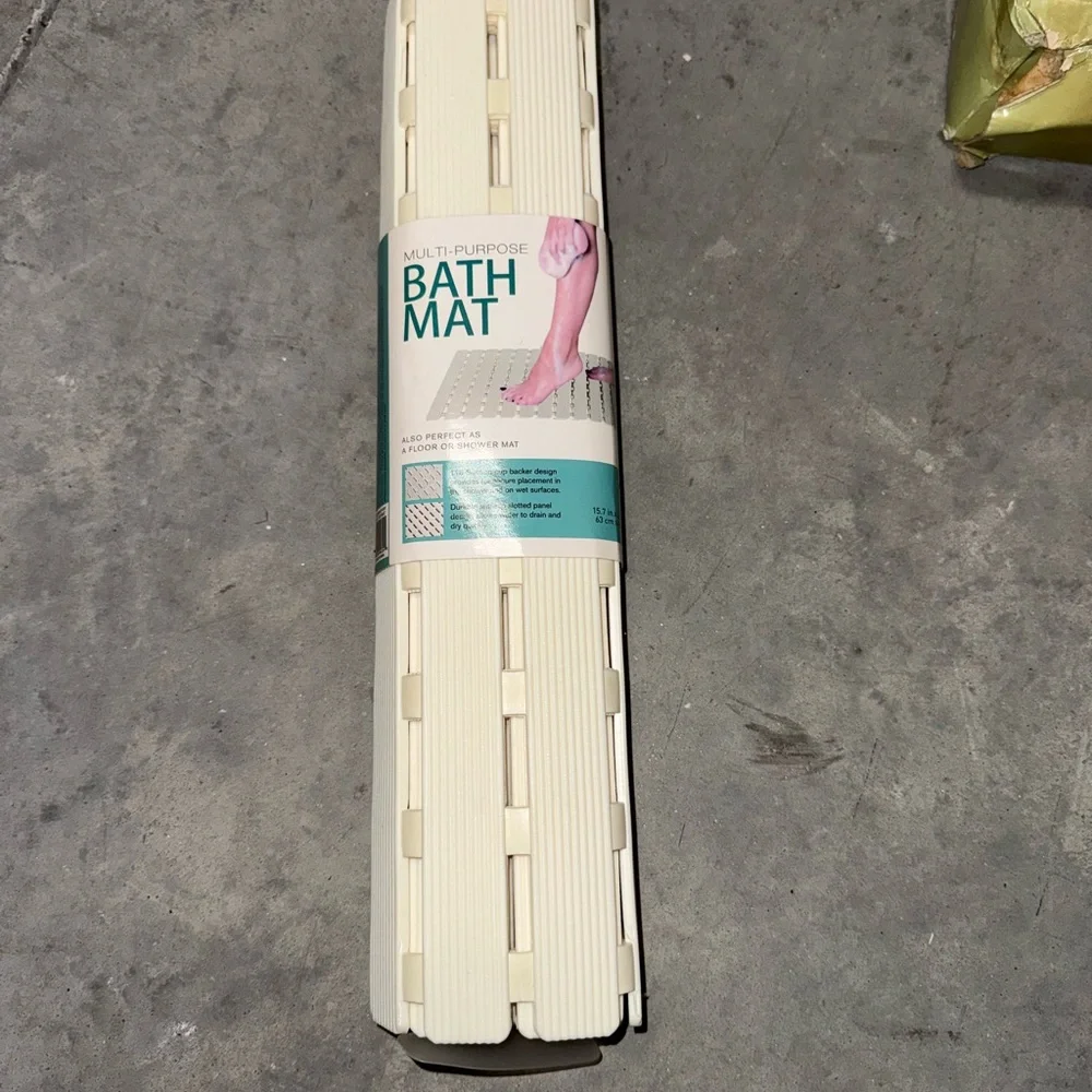 Multi-Purpose Cream Bath Mat